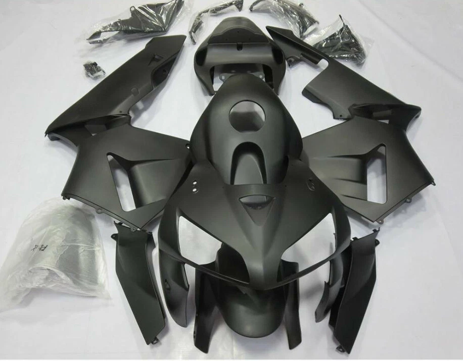 Kit de carenado con perno para Honda CBR600RR 2005 2006 sin pintar brillo mate negro rojo Foto 3 de 4