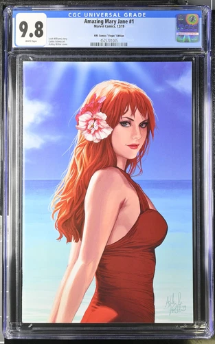 AMAZING MARY JANE #1 CGC 9.8 (2019) KRS Comics Ashley Witter [B] VIRGIN Variant