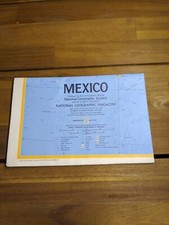 Mexico National Geographic Society Map Insert May 1973