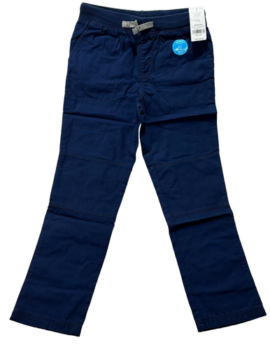 NWT Carter's Little Boy Pull-On Reinforced Knee Play Jogger Pants Navy Blue Sz 7