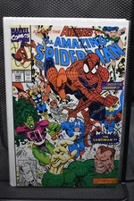 Amazing Spider-Man #348 Marvel 1991 Erik Larsen Avengers & Sandman Appear 9.4