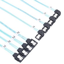 4 Port SATA to SATA 7-Pin Female Right-SSD Data Connection Cable SAS4.0