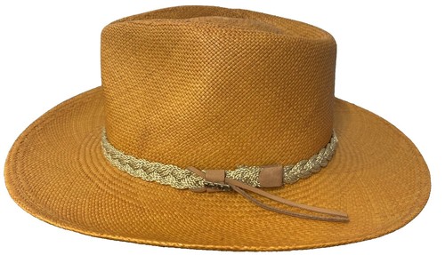 Scala Pronto Retro 60\'s Trilby Paper Braided Narrow Brim Fedora‎ Hat Black Tan Scala Pronto Hat Retro 60 main image 2
