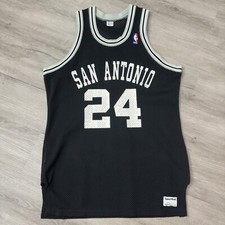 Authentic JOHNNY DAWKINS San Antonio Spurs Jersey 44 Large Sand Knit MacGregor