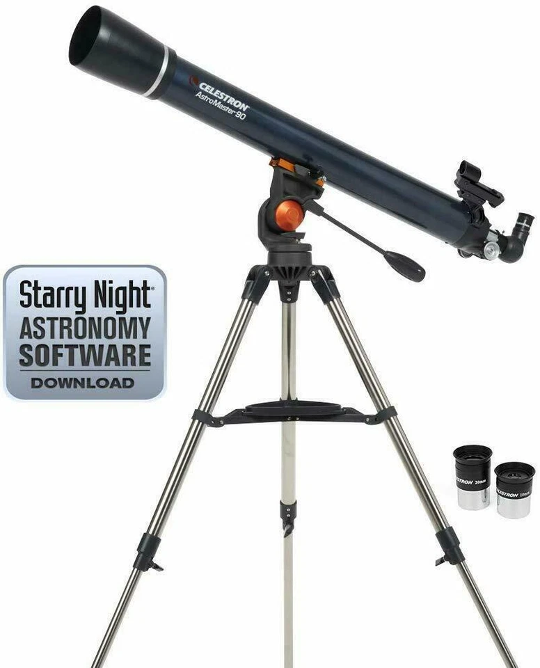 Celestron AstroMaster 90AZ Refractor Astronomy Telescope #21063 (UK Stock) BNIB - Image 3 of 4