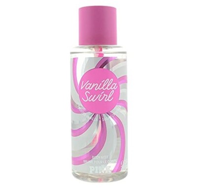 VICTORIA S SECRET PINK VANILLA SWIRL FRAGRANCE BODY MIST SPRAY SPLASH 8.4 oz