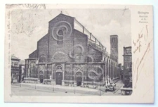Postcard Bologna - Basilica S. Petronio 1901.