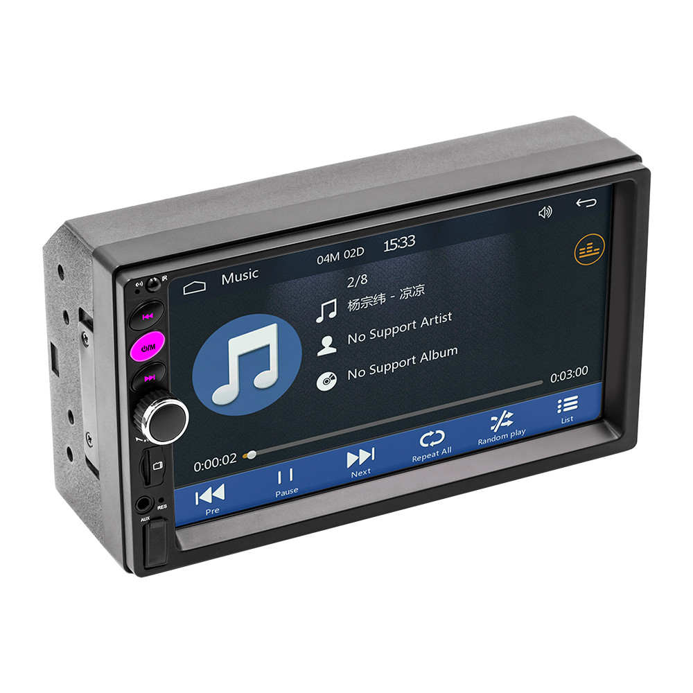 7in Car Stereo Touch Screen FM Radio Bluetooth MP5 Player Mirror Link USB AUX