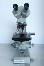 Carl Zeiss Jena Ergaval Vintage Compound Binocular Microscope 10X 40X Objective