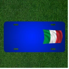 Custom Personalized License Plate With Add Names To Italy Flag Italy Flag