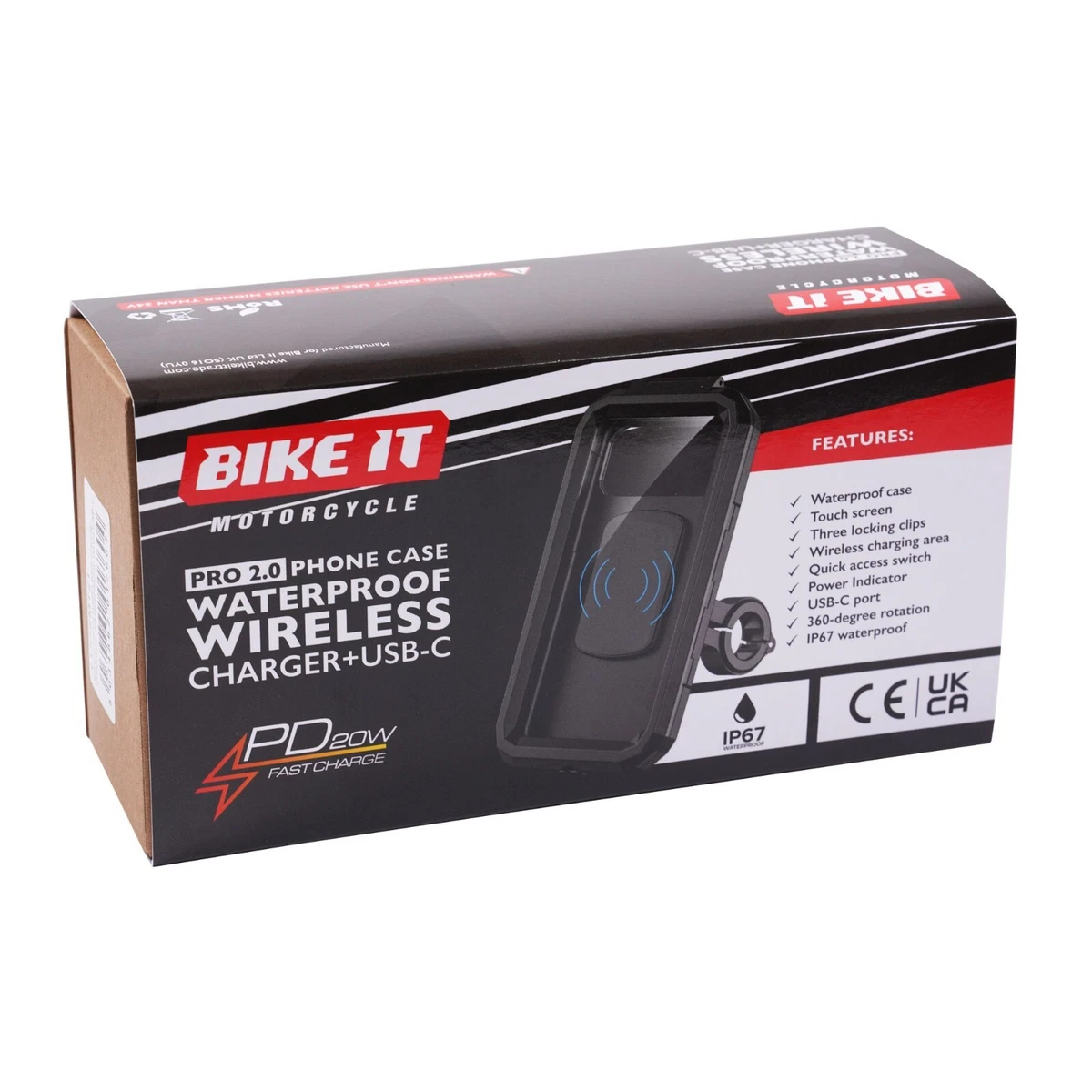 Wireless charger bike mount sale