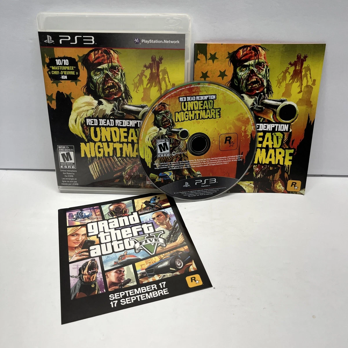 Red dead redemption hotsell undead nightmare ps3