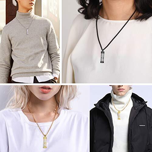 Collier Pendentif Alerte Médicale - Gravure Laser Sur Cristal En Forme De Cœur - Acier Inoxydable, Chaîne 50 Cm