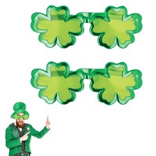 2x Giant Novelty Irish Glasses Patrick's Day Irish fancy dress costume accessory