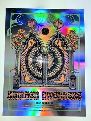 Kitchen Dwellers FALL TOUR 2023 FOIL Poster SHOW EDITION NUM x/80 Screen Print