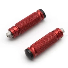 CNC Motorcycle Folding Foot Pegs Rear set Footrest Racing Pedals Steps Red