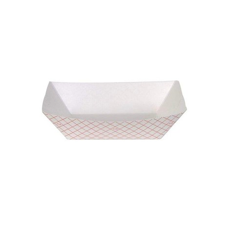 NEW 250 CT. Member's Mark Paper Food Tray 3 Lb. PolyCoated Disposable FAST Ship - Picture 4 of 6