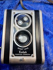 Kodak Duaflex 620 Film Box Type Pseudo TLR Camera Kodet Lens Black Vintage Rare