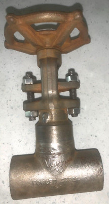 New Vogt Flowserve Gate Valve Water Oil Gas 1/2'' 800 1975 2801 A105 Threaded