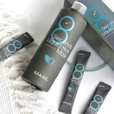 [MASIL] 8 SEKUNDEN FLÜSSIGE HAARMASKE koreanische Kosmetik, Haarkur, kostenloses Geschenk