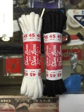 Shoe Laces For Jordan IX,X,XI,XII Thin Black or White