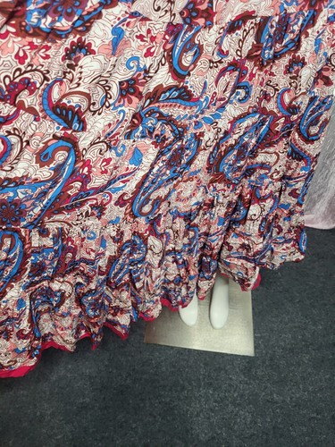 Soft Surroundings Floral Paisley Peasant Cotton Boho Maxi Dress Size Medium - Picture 5 of 13