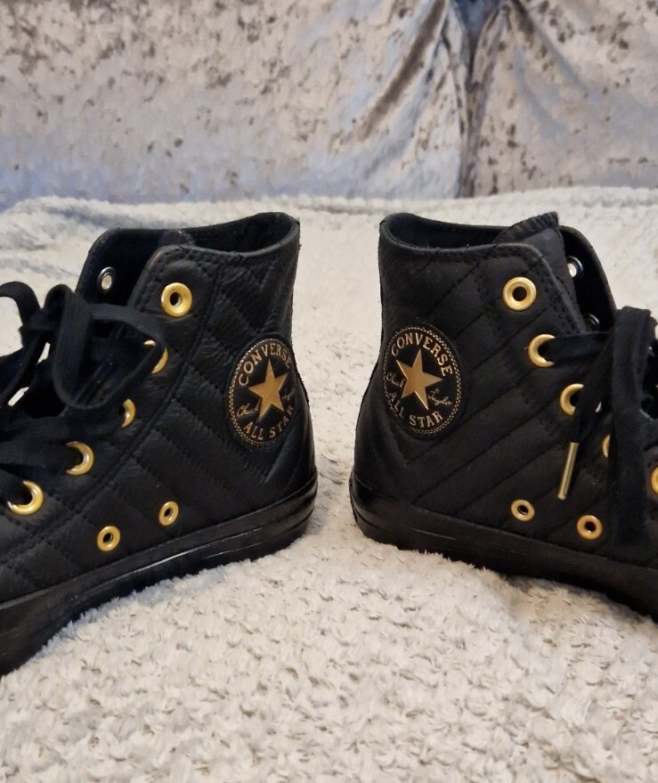 Limited Edition Converse Chuck Taylor All Star High Top Black Size BNWOT