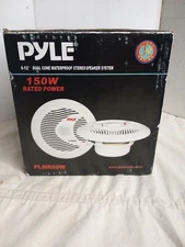  Pyle PLMR60W 150-Watt 6.5-Inch 2-Way Marine Speakers (White)