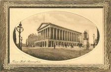 Birmingham Warwickshire Town Hall England OLD PHOTO