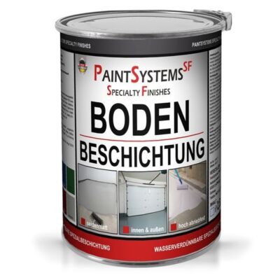 Bodenbeschichtung Flüssig Kunststoff Farbe Betonfarbe 1K 5Liter Innen & außen