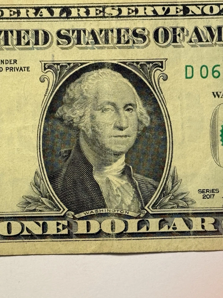 Birthday Note June 30 1949 Fancy Serial Number One Dollar Bill 06/30/1949 $1 - Image 2 of 4