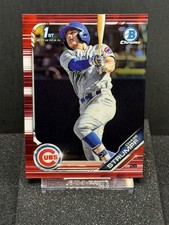 2019 1st Bowman Draft Chrome Chase Strumpf Red Refractor /5