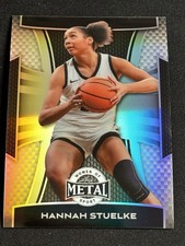 HANNAH STUELKE 2025 LEAF METAL WOMEN OF SPORT SILVER PRIZM 10/10 IOWA 🔥🔥