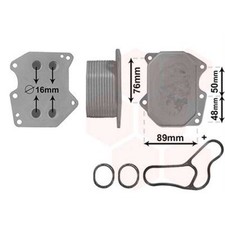VAN WEZEL Ölkühler passend für Peugeot Boxer Kasten Citroën Jumper 250 100