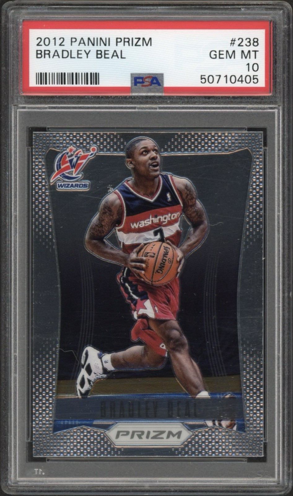2012 Panini Prizm Bradley Beal Rookie RC #238 PSA 10 GEM MT Washington Wizards