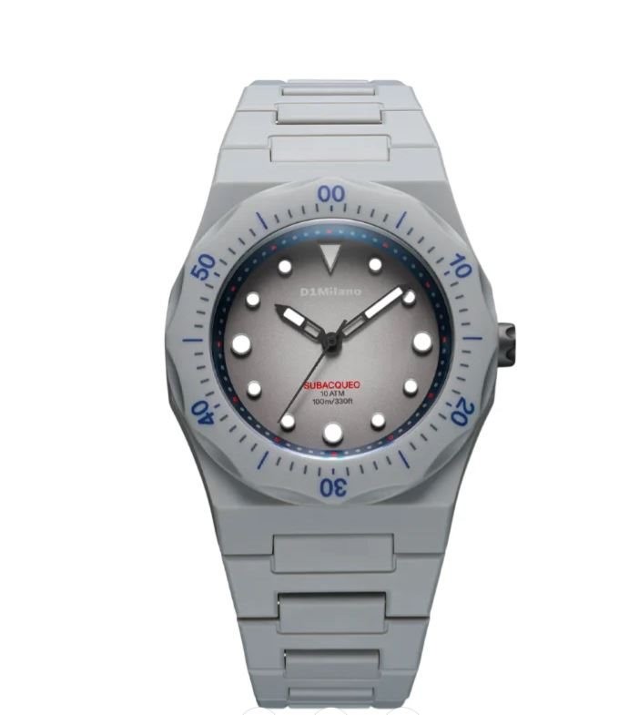 Montre D1 Milano Homme quartz polycarbonate noir D1-PDBJ03 40mm