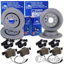 ATE PowerDisc BREMSSCHEIBEN+CERAMIC BELÄGE VORNE+HINTEN passend für MINI R50-R53