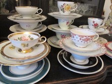 Sammeltassen , Moccatassen, Kaffeegeschirr zur Auswahl - bunte Farben