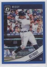 2018 Panini Donruss Optic Variation Blue Prizm /149 Miguel Cabrera (Miggy) o7m