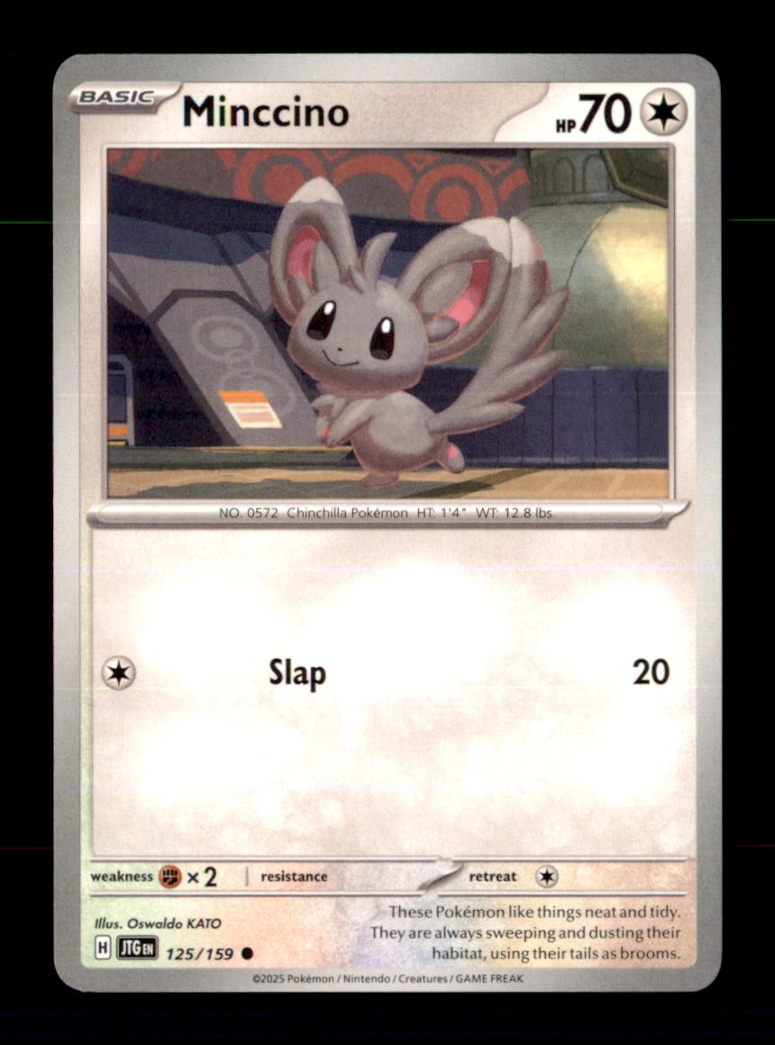 Minccino 125/159 Common Journey Together Pokemon Near Mint