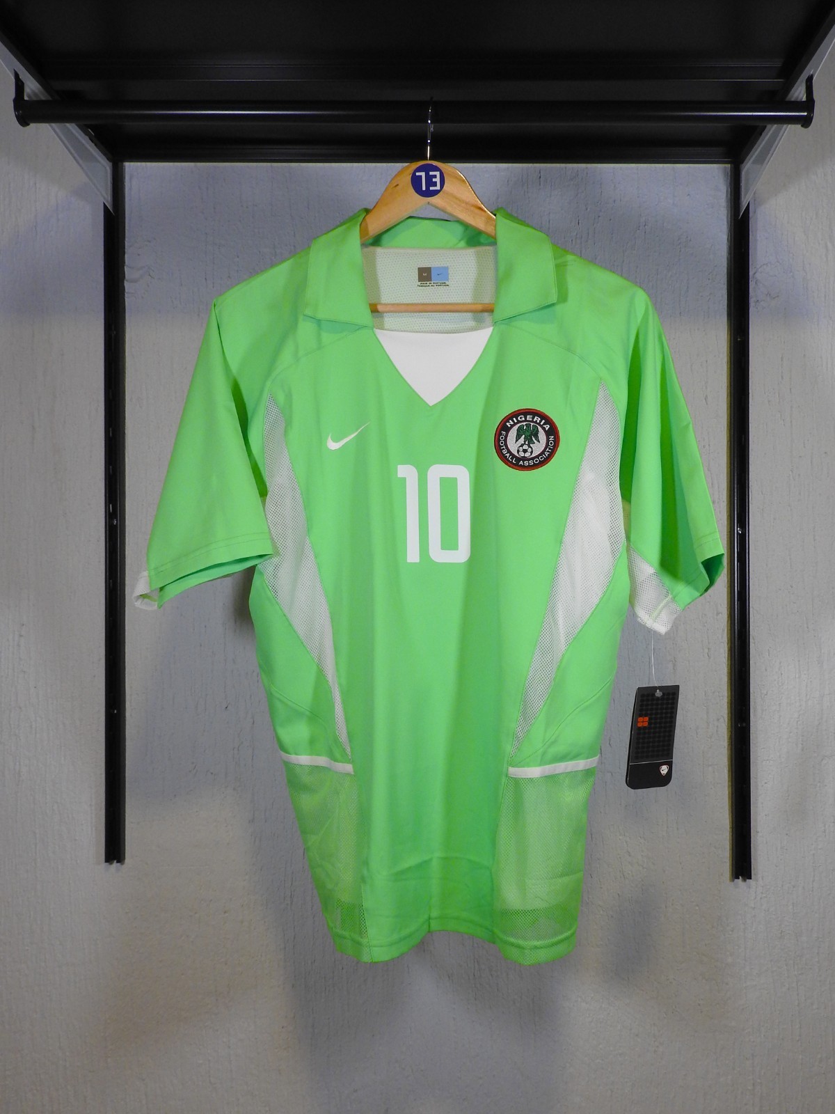 NIGERIA 2002-04 HOME SHIRT -PLAYER ISSUE- -BNWT- (M)
