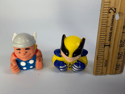2005 Marvel 3D Memory Match-Up Game Thor Wolverine Top Replacement Piece