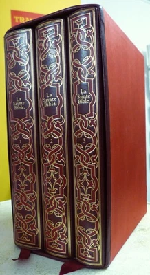 La Sainte Bible 3 volumes - Illustré de 355 miniatures (Edition Lidis 1973) - Photo 1/4