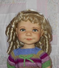 Global JOLIETTE Doll Wig SZ 11/12 LIGHT BLONDE Curls in Various Lengths B NWT