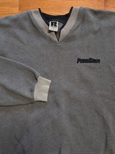 Vintage Penn State PSU V-Neck Russel Athletic Sweatshirt Waffle Fabric Medium