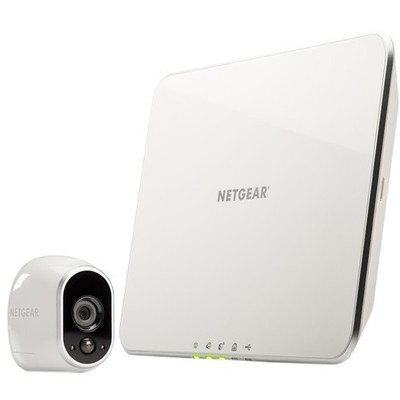 Arlo Wireless Wire-Free Battery Powered HD Outdoor Security Camera System w/Base