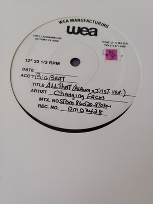 Changing Faces All That / Ghettout Pt 2 VG+ Promo 12 Inch Vinyl 