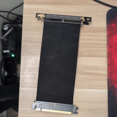 YF-1603-PCIE02 PCIE 16x Cable Extension Riser 90 Degrees 20cm 7.82''