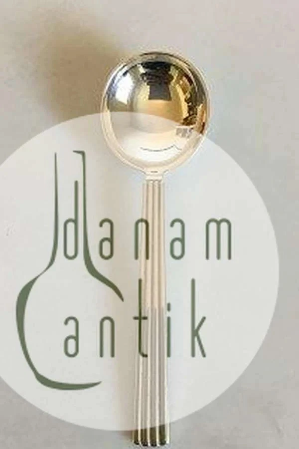 Cuchara Caldo Bernadotte Georg Jensen Plata de Ley Nº 053 Foto 2 de 4