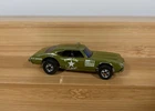 Hotwheels  Black wall 442 Olds Staff Car Very Rare